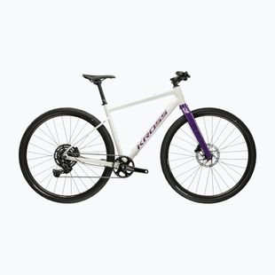 Велосипед гравійний KROSS Esker 1.0 FL сірий/фіолетовий/глянцевий