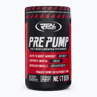 Передтренувальний комплекс Real Pharm Pre Pump 500 g чорна смородина/лимон