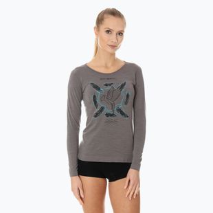 Лонгслів термічний жіночий Brubeck Outdoor Wool Pro зелений