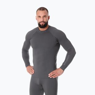 Чоловіча термоактивна кофта Brubeck Extreme Thermo темно-сірий