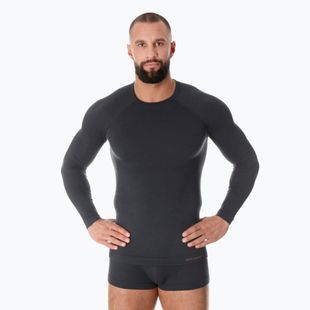 Чоловіча термоактивна кофта Brubeck Merino Active Wool графітовий