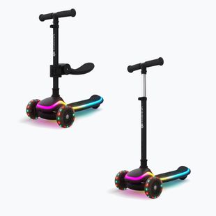 Самокат трьохколісний дитячий Kinderkraft Raket Up black