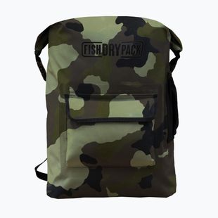 Pohodlný vodoodolný batoh FishDryPack Drifter 18 l camo