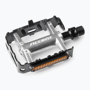 Педалі велосипедні ACCENT Hellium сріблястий/чорний