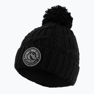 Шапка зимова чоловіча Pitbull Beanie Snow Crew black
