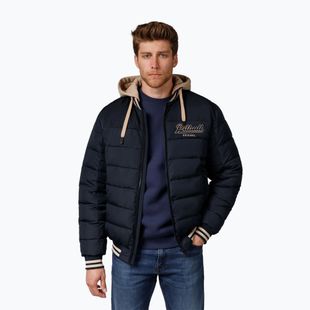 Куртка чоловіча Pitbull Hidden Quilted Hooded dark navy/beige