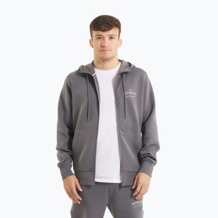 Кофта чоловіча Pitbull Sampson Hooded Zip Sweatshirt graphite