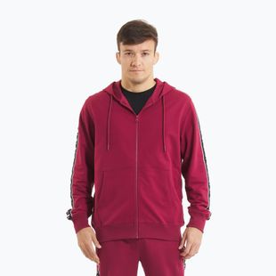 Кофта чоловіча Pitbull Tape Nugget Hooded Zip Sweatshirt burgundy