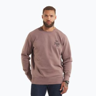 Кофта чоловіча Pitbull Bite Me Crewneck Sweatshirt washed burgundy