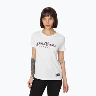 Футболка жіноча Pitbull Santa Muerte Rose white