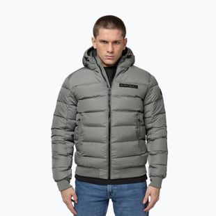 Куртка зимова чоловіча Pitbull Dillon Quilted Hooded dusty salvia