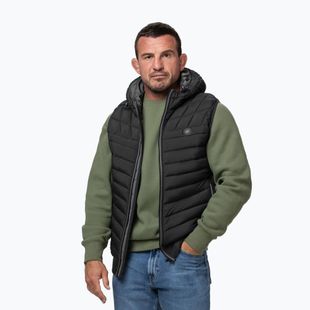 Жилет чоловічий Pitbull Naylor Padded Hooded black