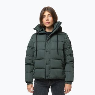 Куртка зимова жіноча Pitbull Amalia Padded Hooded dark green