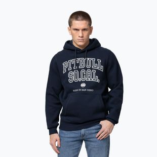 Кофта чоловіча Pitbull So Cal Hooded dark navy/red