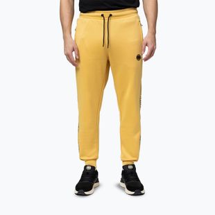 Штани чоловічі Pitbull Trackpants Tape Logo Terry Group pale yellow
