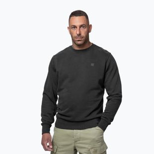 Кофта чоловіча Pitbull Hackett Crewneck washed dark graphite