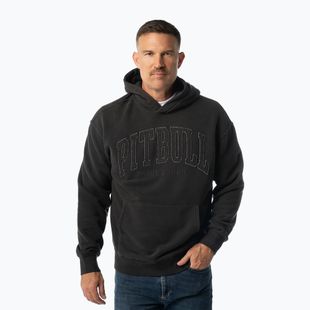 Кофта чоловіча Pitbull Orlando Hooded whashed dark graphite