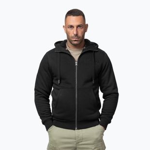 Кофта чоловіча Pitbull Ruffin Detroit Hooded Zip black/black