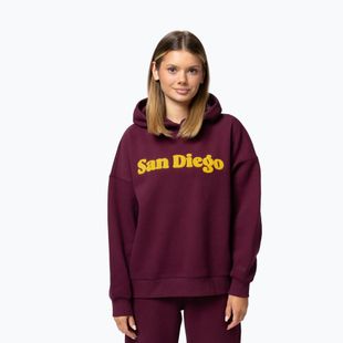 Кофта жіноча Pitbull San Diego Hooded grape wine