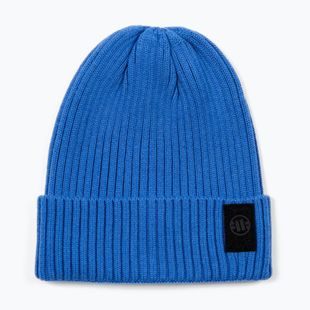 Шапка зимова Pitbull Beanie Velcro Logo royal blue