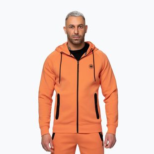 Кофта чоловіча Pitbull Dogwood Hooded Zip Sweatshirt fluo orange
