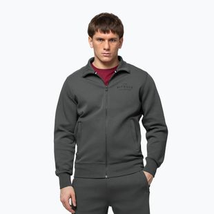 Кофта чоловіча Pitbull Sampson Zip grey/green