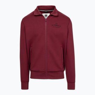 Кофта чоловіча Pitbull Sampson Zip burgundy