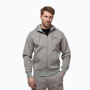 Кофта чоловіча Pitbull Sampson Hooded Zip Sweatshirt grey/harbour