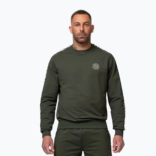 Кофта чоловіча Pitbull Tape Parker Crewneck old green