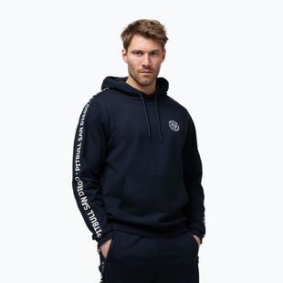 Кофта чоловіча Pitbull Tape Parker Hooded dark navy