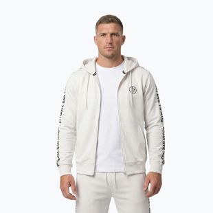 Кофта чоловіча Pitbull Tape Parker Hooded Zip off white