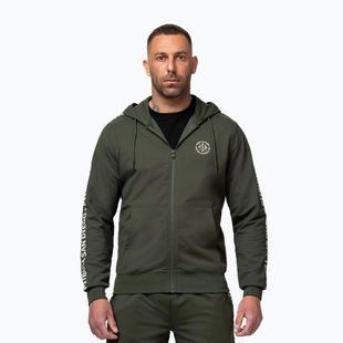 Кофта чоловіча Pitbull Tape Parker Hooded Zip old green