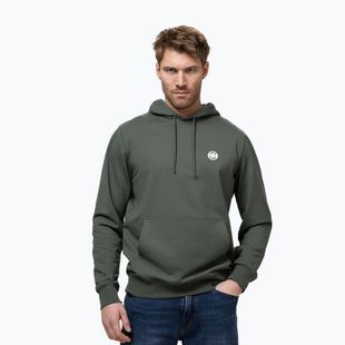 Кофта чоловіча Pitbull Nugget Small Logo Hooded sage green