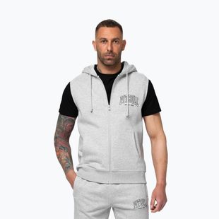 Кофта чоловіча Pitbull Badger Hooded Vest Zip grey/melange