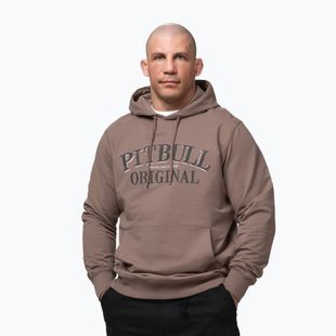 Кофта чоловіча Pitbull Midnight Sweatshirt Hooded brown savana