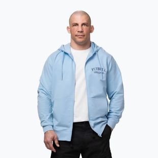 Кофта чоловіча Pitbull Midnight Sweatshirt Zip Hooded sky blue