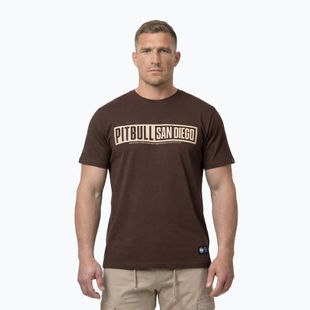 Чоловіча футболка Pitbull Eighty Nine Dog dark chocolate