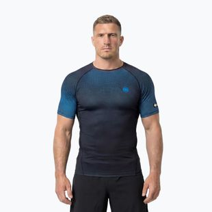 Рашгард чоловічий Pitbull Belt Rashguard blue