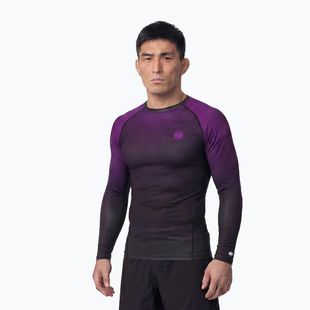 Чоловіча рашгард з довгим рукавом Pitbull Belt Rashguard purple