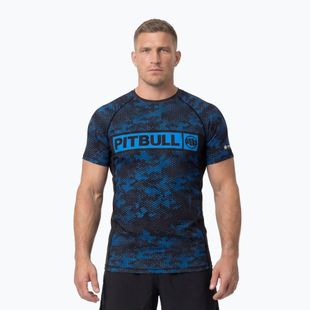 Рашгард чоловічий Pitbull Hex Camo Hilltop Rashguard blue