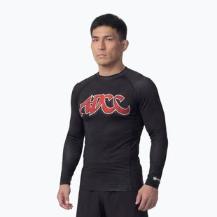 Чоловіча рашгард з довгим рукавом Pitbull ADCC Rashguard black