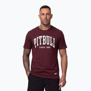 Футболка чоловіча Pitbull Norton burgundy