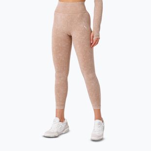 Легінси для тренувань жіночі Carpatree Yasmine Seamless beige stone wash