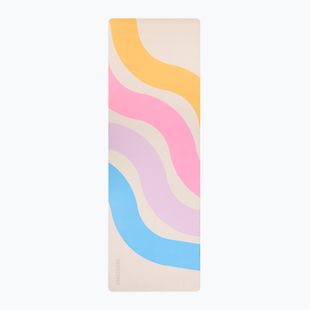 Килимок для йоги/фітнесу FORCEBAND Wave 4 мм multicolor