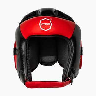 Шолом боксерський Octagon Carbon red
