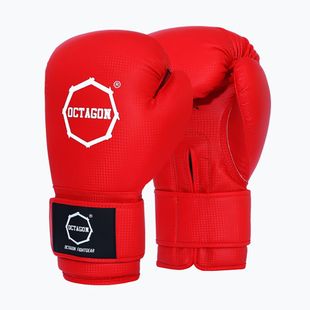 Рукавиці боксерські Octagon Kevlar red