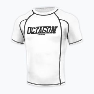 Чоловічий рашгард Octagon Premium Fight Wear білий