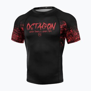 Рашгард чоловічий Octagon Premium Make Terror Have Fun чорний/різнокольоровий
