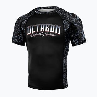 Чоловічі рашгарди Octagon Premium Santa Muerte чорний/різнокольоровий