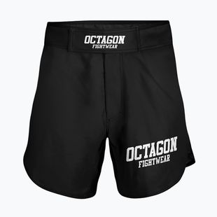 Шорти для тренувань чоловічі Octagon Fight Wear MMA black/white